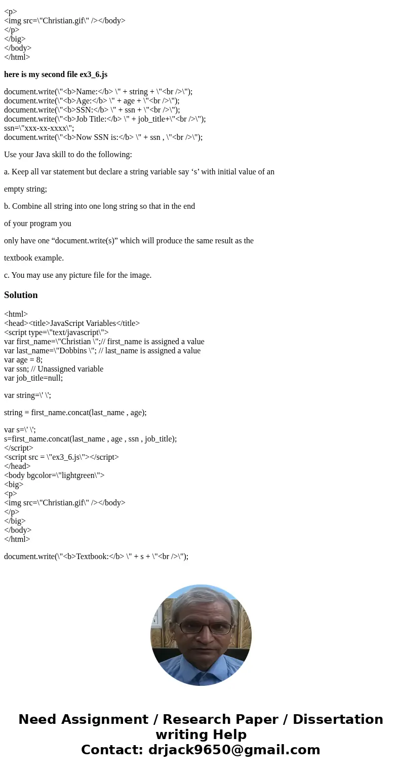 <html> <head><title>JavaScript Variables</title> <script type=\ <html> <head><title>JavaScript Variables</title> <script type=\
