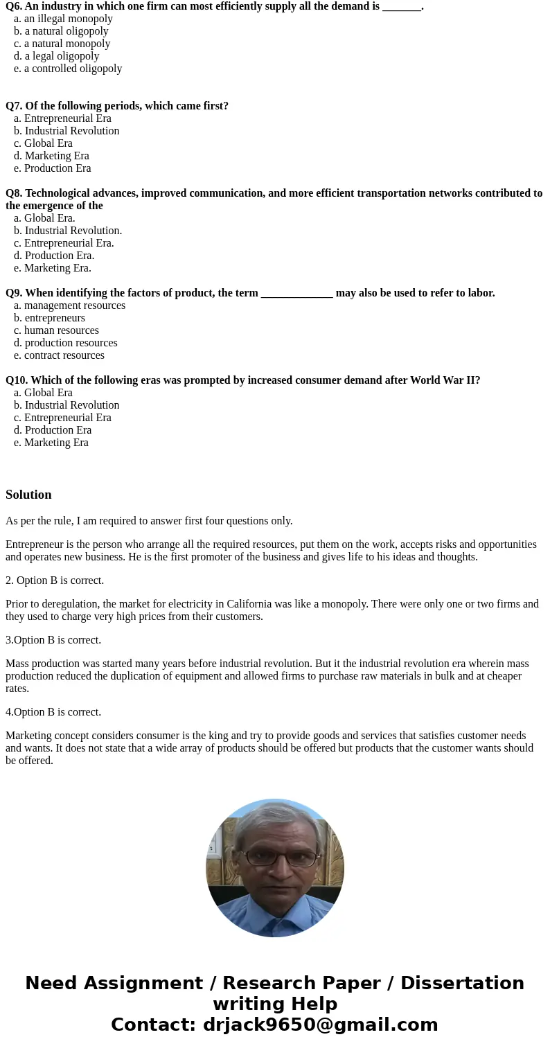 Q1. An individual who accepts the risks and opportunities entailed by creating and operating a new business is a(n) ___________. a. director b. proprietor c. en Q1. An individual who accepts the risks and opportunities entailed by creating and operating a new business is a(n) ___________. a. director b. proprietor c. en