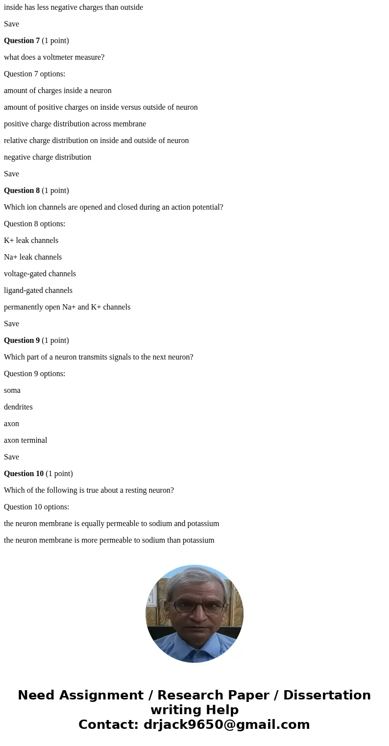 Question 1 (1 point) A neuron is permeable to 2 ions: ion X and ion Y. The equilibrium potential for X is +10 mV and the equilibrium potential for Y is -50 mV.  Question 1 (1 point) A neuron is permeable to 2 ions: ion X and ion Y. The equilibrium potential for X is +10 mV and the equilibrium potential for Y is -50 mV.