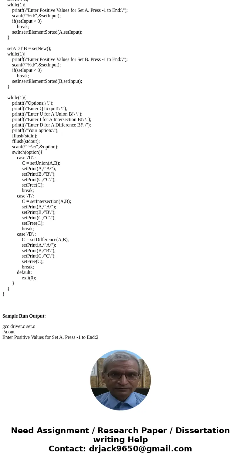 Question: In C Programming: In mathematics, a set is a colle... Save In C Programming: In mathematics, a set is a collection of distinct elements (say integer n Question: In C Programming: In mathematics, a set is a colle... Save In C Programming: In mathematics, a set is a collection of distinct elements (say integer n