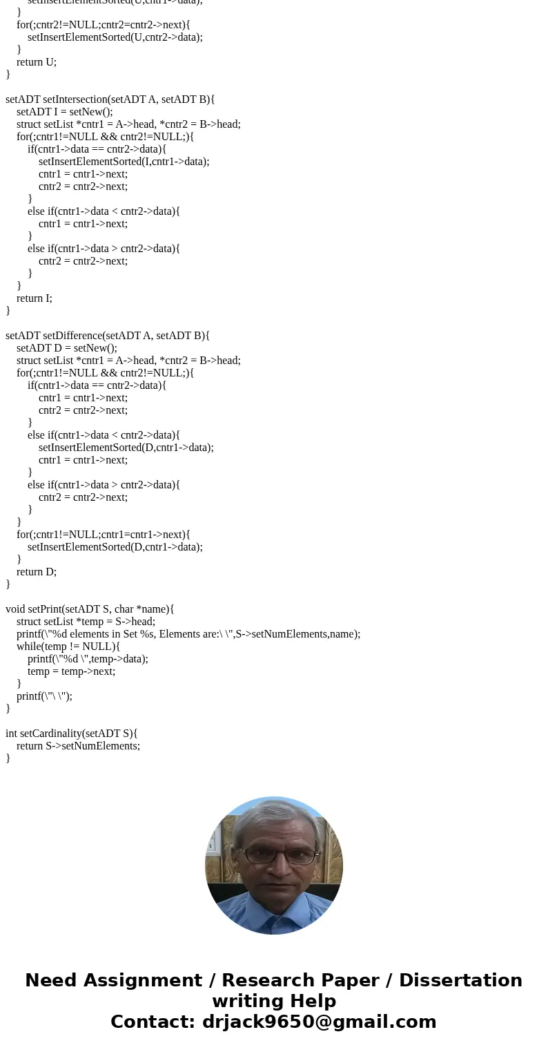 Question: In C Programming: In mathematics, a set is a colle... Save In C Programming: In mathematics, a set is a collection of distinct elements (say integer n Question: In C Programming: In mathematics, a set is a colle... Save In C Programming: In mathematics, a set is a collection of distinct elements (say integer n