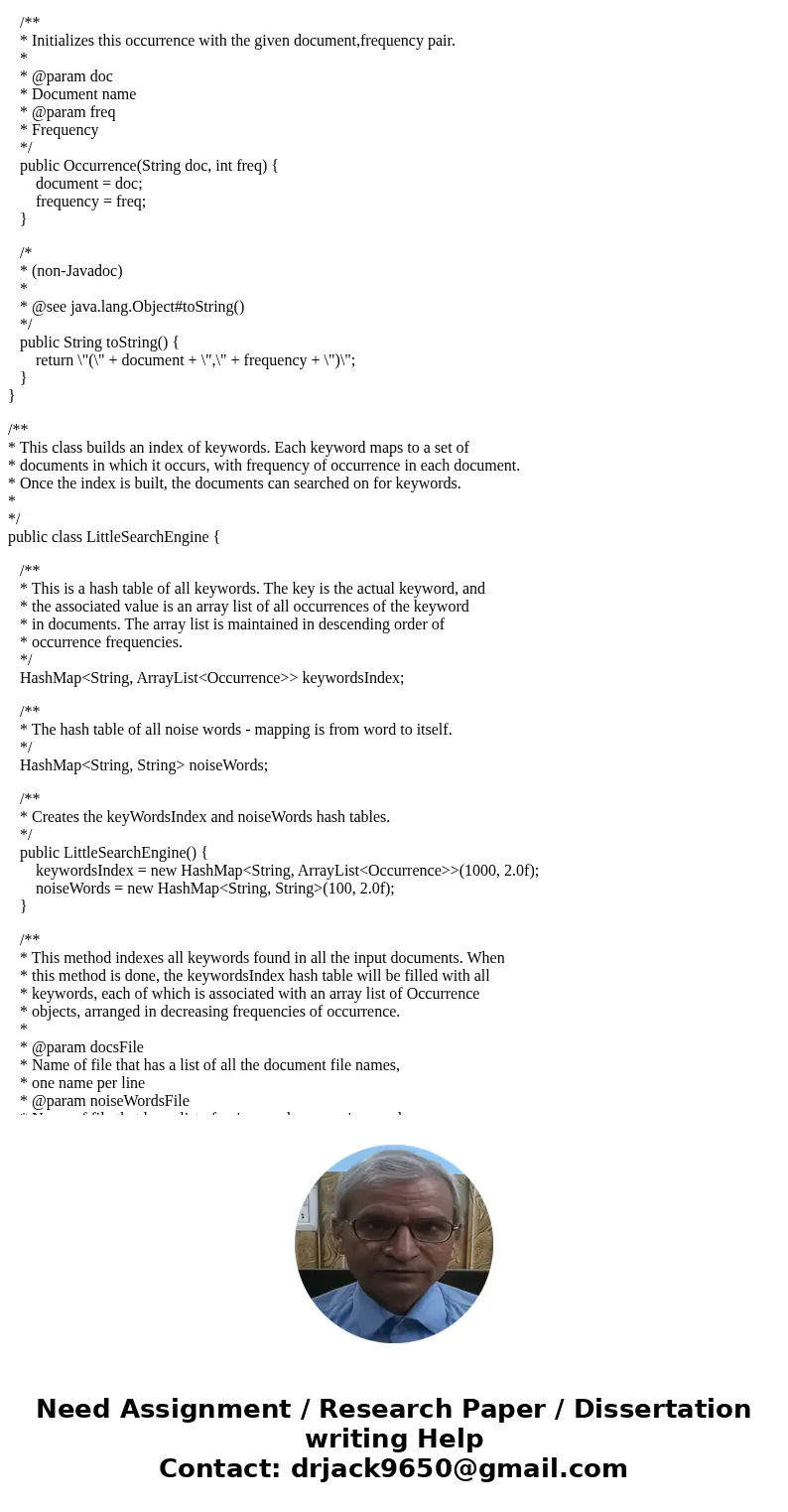 Summary You will implement a little search engine to do two things: (a) gather and index keywords that appear in a set of plain text documents, and (b) search f Summary You will implement a little search engine to do two things: (a) gather and index keywords that appear in a set of plain text documents, and (b) search f