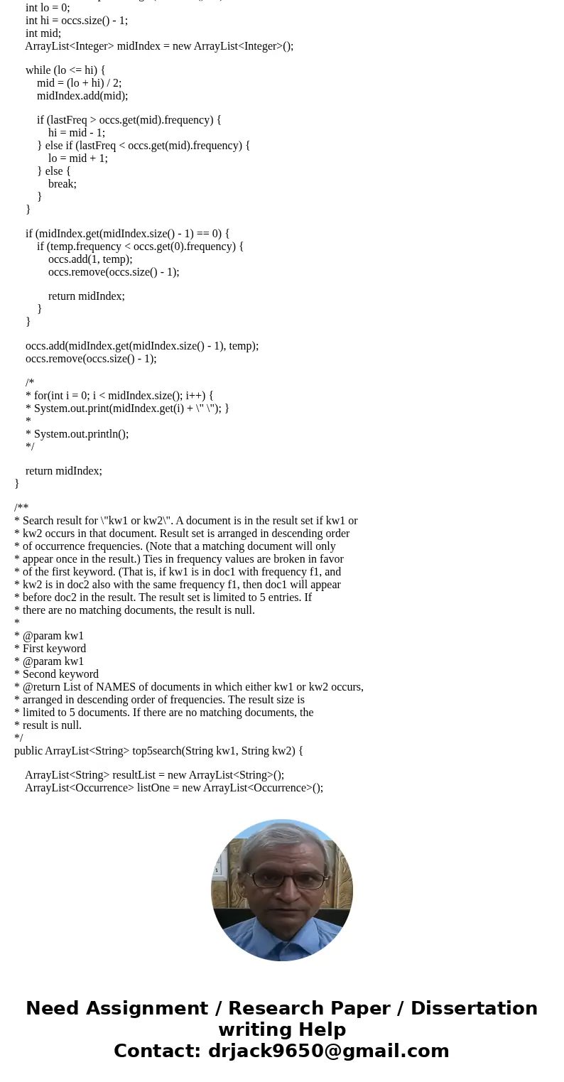 Summary You will implement a little search engine to do two things: (a) gather and index keywords that appear in a set of plain text documents, and (b) search f Summary You will implement a little search engine to do two things: (a) gather and index keywords that appear in a set of plain text documents, and (b) search f