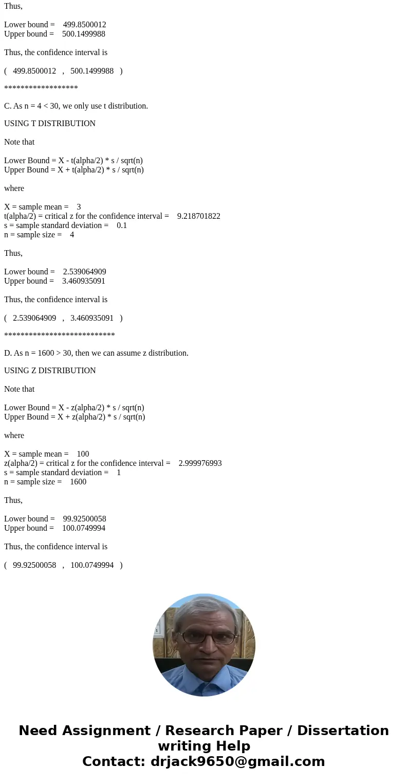 Suppose that we will take a random sample of size n from a population having mean u and standard deviation o. For each of the following situations, find the mea