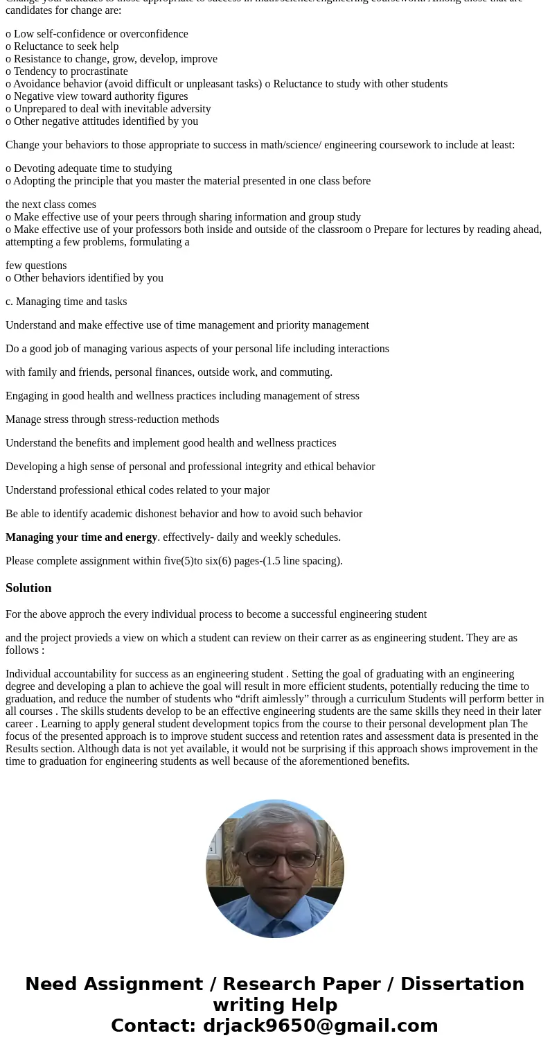 Task: For each of the following items develop a plan that will indicate: a. Where would a “world-class” engineering student want to be on each item b. Where you Task: For each of the following items develop a plan that will indicate: a. Where would a “world-class” engineering student want to be on each item b. Where you