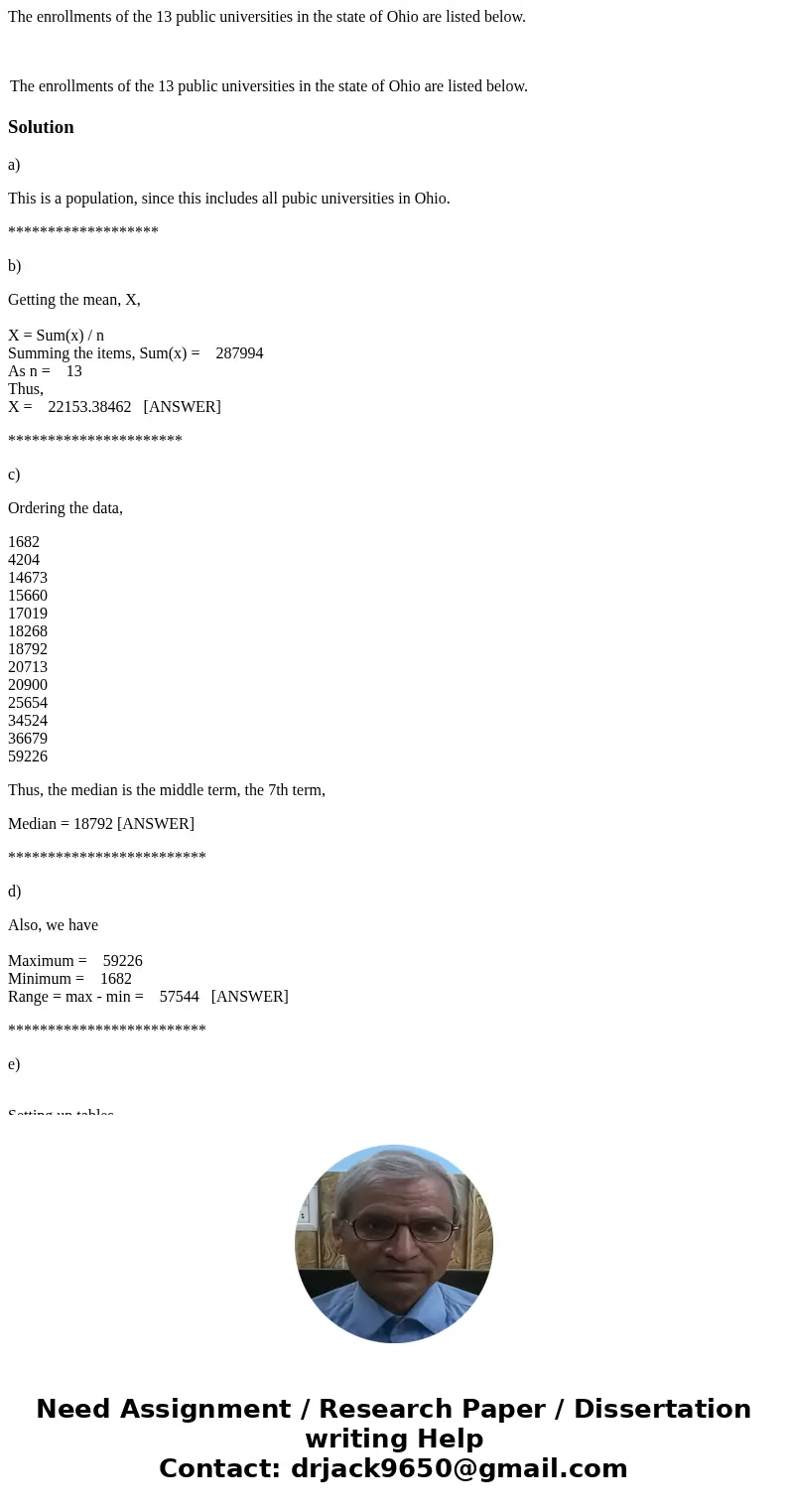 The enrollments of the 13 public universities in the state of Ohio are listed below. The enrollments of the 13 public universities in the state of Ohio are list The enrollments of the 13 public universities in the state of Ohio are listed below. The enrollments of the 13 public universities in the state of Ohio are list