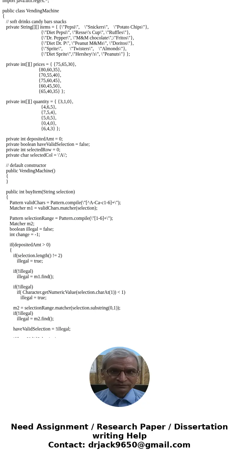 The source code for TestVendingMachine.java is showing an error when compiling, which has to do with the exception VendingMachineException never thrown in body  The source code for TestVendingMachine.java is showing an error when compiling, which has to do with the exception VendingMachineException never thrown in body