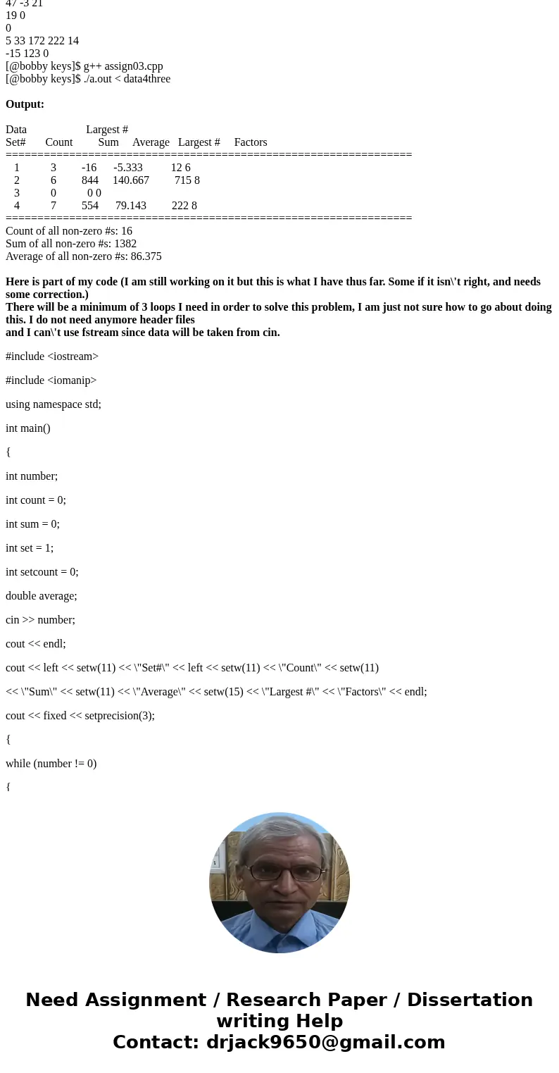 This is a C++ assignment that I\'m trying to create and would like some help understanding while loops, with possible integration of for loops and if statements This is a C++ assignment that I\'m trying to create and would like some help understanding while loops, with possible integration of for loops and if statements