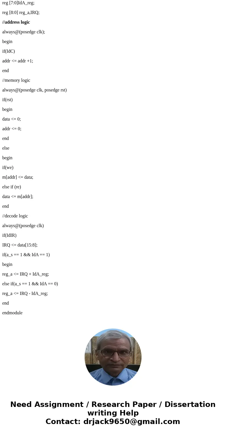 This is a harware thread for a very simplistic computuational machine. Use your rtl knowledge to code this in SystemVerilog(or VHDL). Include a reset input that