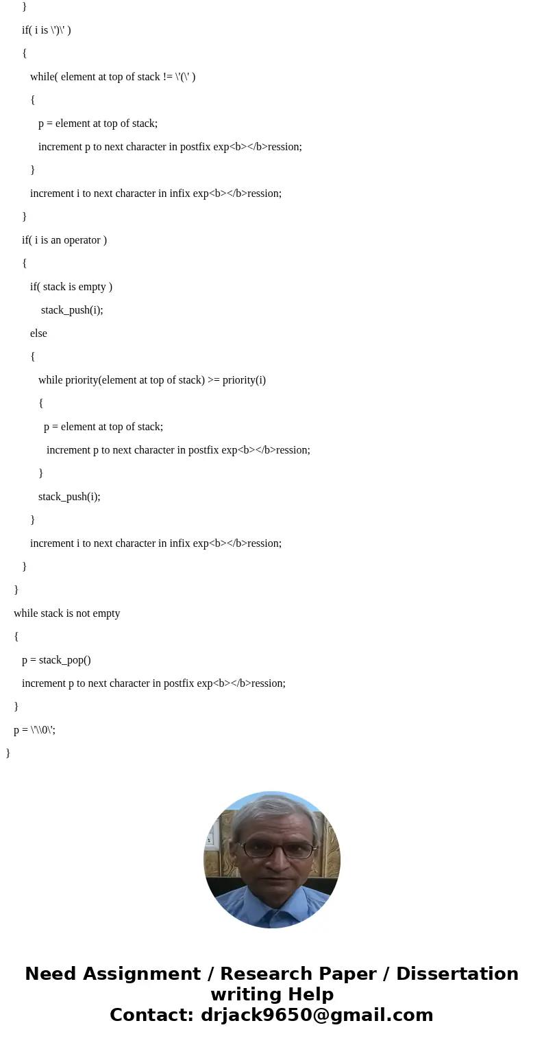 Write a program that translates arithmetic expressions written used the standard infix notation, into RPN (Reserve Polish Notation). Your program should use a J Write a program that translates arithmetic expressions written used the standard infix notation, into RPN (Reserve Polish Notation). Your program should use a J