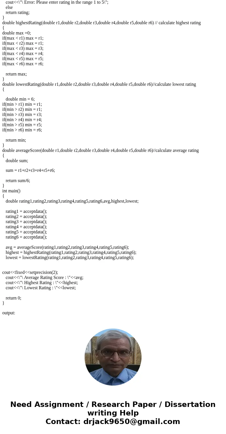 A focus group recently met to evaluate a new product your company is thinking about offering. There are 6 people in the group who are rating your product on a s