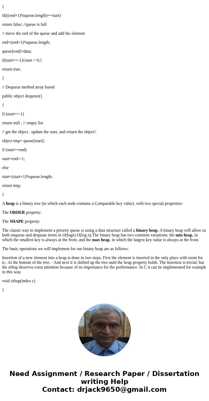 A priority queue is implemented as a linked list, sorted from largest to smallest element. How would the definition of PQTypechange? Write the Enqueueoperation  A priority queue is implemented as a linked list, sorted from largest to smallest element. How would the definition of PQTypechange? Write the Enqueueoperation