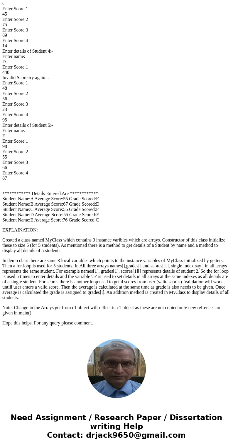 Answer using basic programming beginner knowledge pls........... Otherwise let someone more explicit respond. pls do post your program output........ thanks A t Answer using basic programming beginner knowledge pls........... Otherwise let someone more explicit respond. pls do post your program output........ thanks A t
