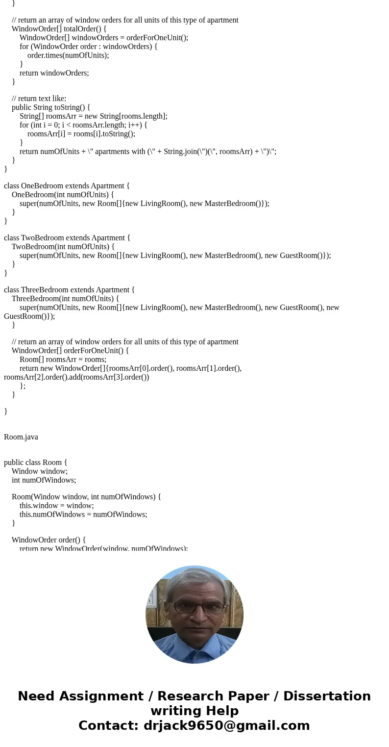 APARTMENT BUILDING HOMEWORK 1 What’s the problem? Suppose you want to model an apartment building so that you can calculate the number of windows (and their siz