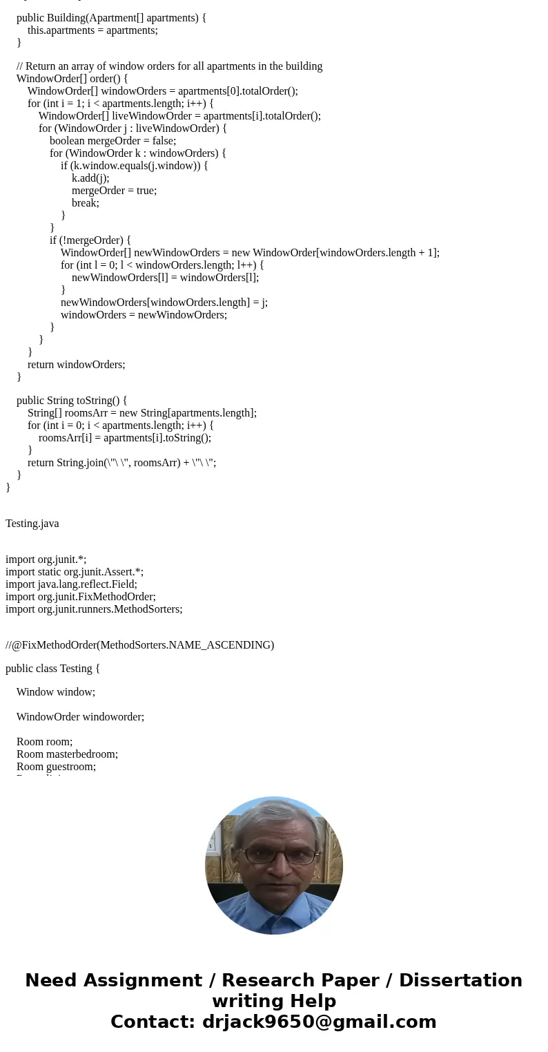 APARTMENT BUILDING HOMEWORK 1 What’s the problem? Suppose you want to model an apartment building so that you can calculate the number of windows (and their siz