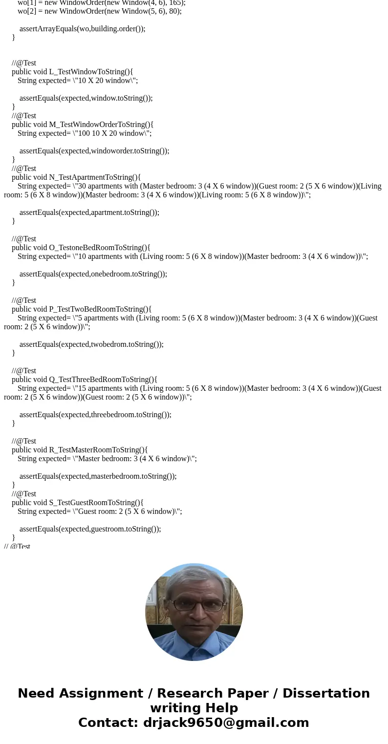 APARTMENT BUILDING HOMEWORK 1 What’s the problem? Suppose you want to model an apartment building so that you can calculate the number of windows (and their siz