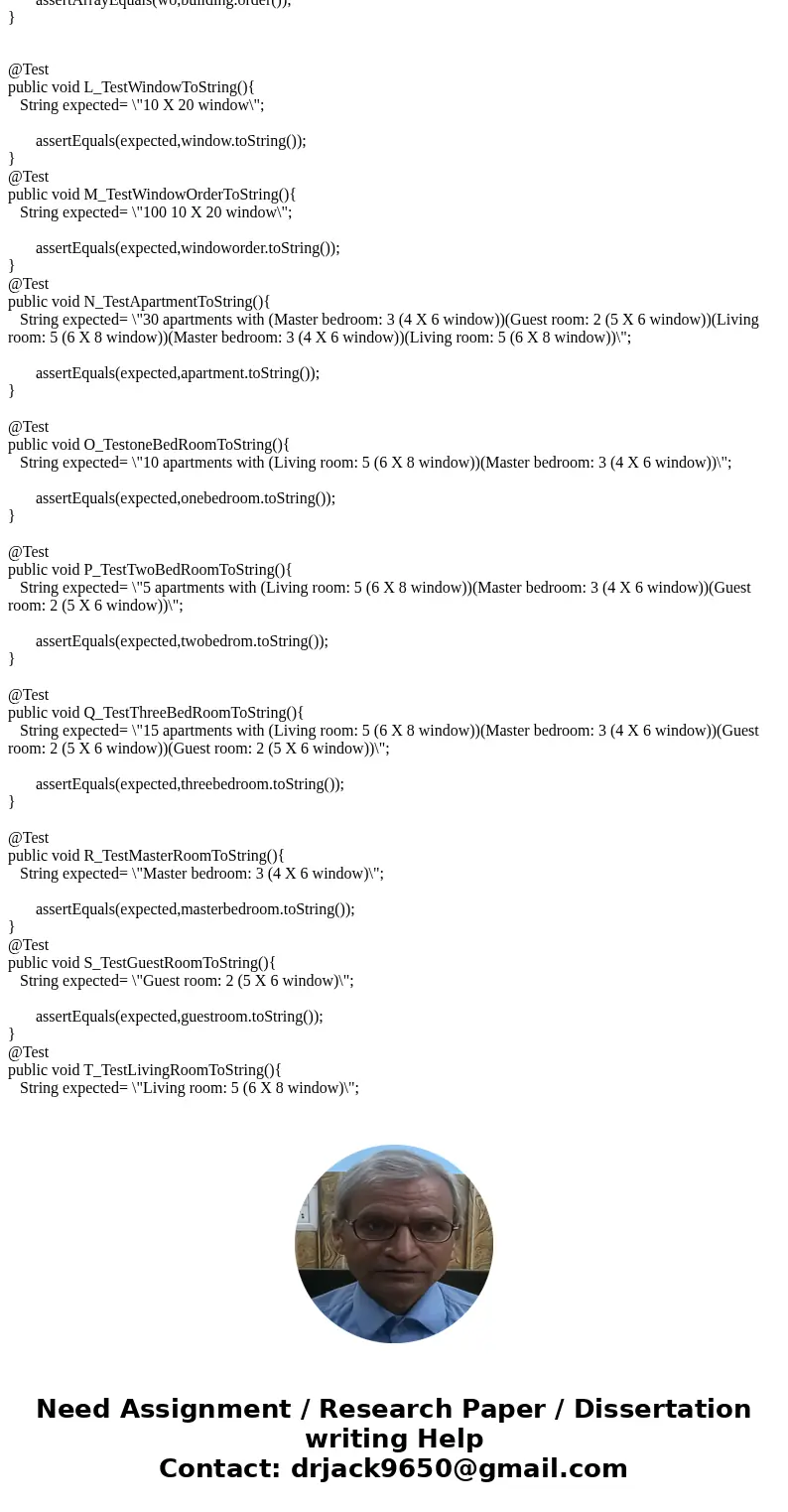 APARTMENT BUILDING HOMEWORK 1 What’s the problem? Suppose you want to model an apartment building so that you can calculate the number of windows (and their siz