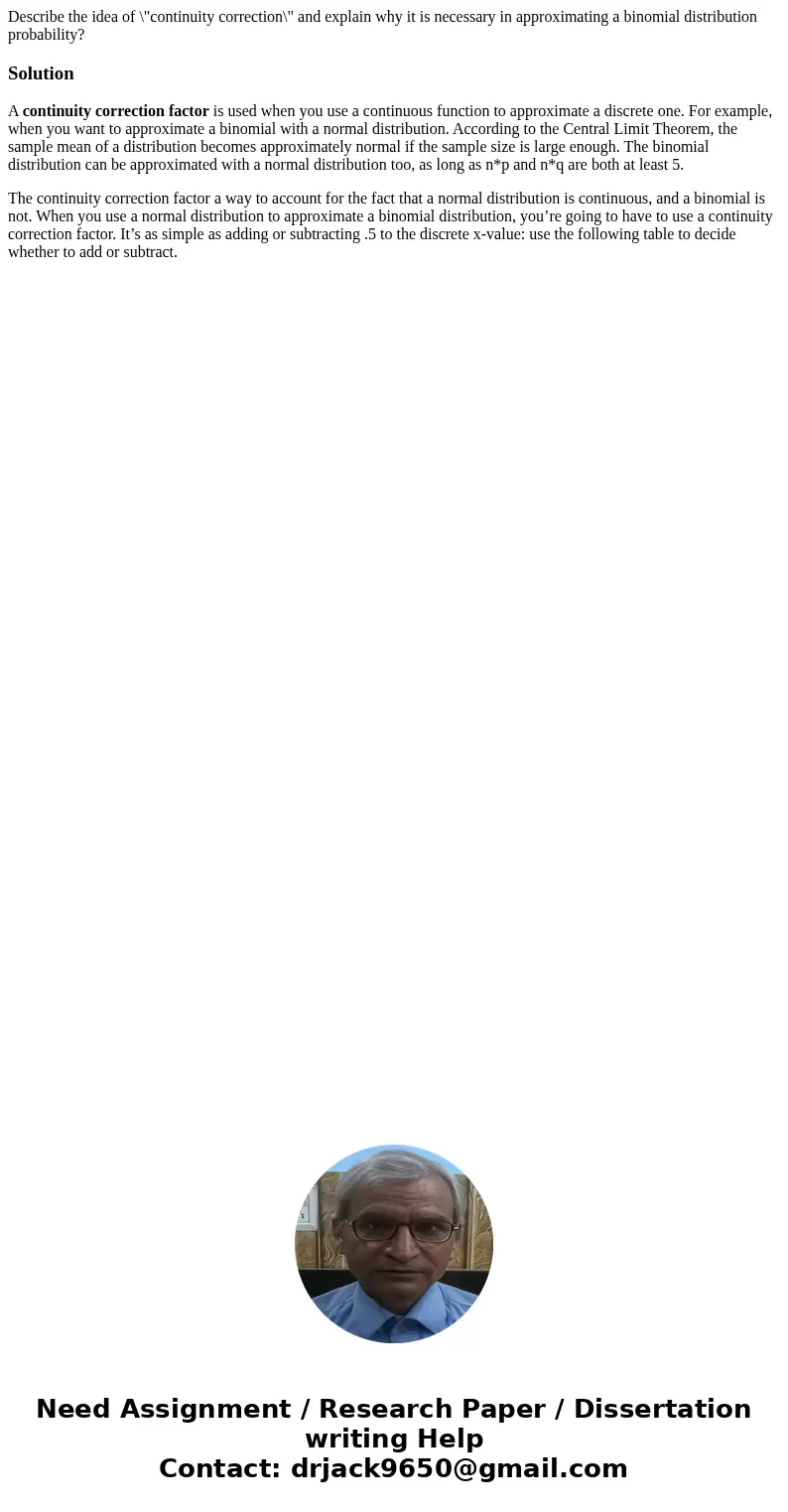 Describe the idea of \