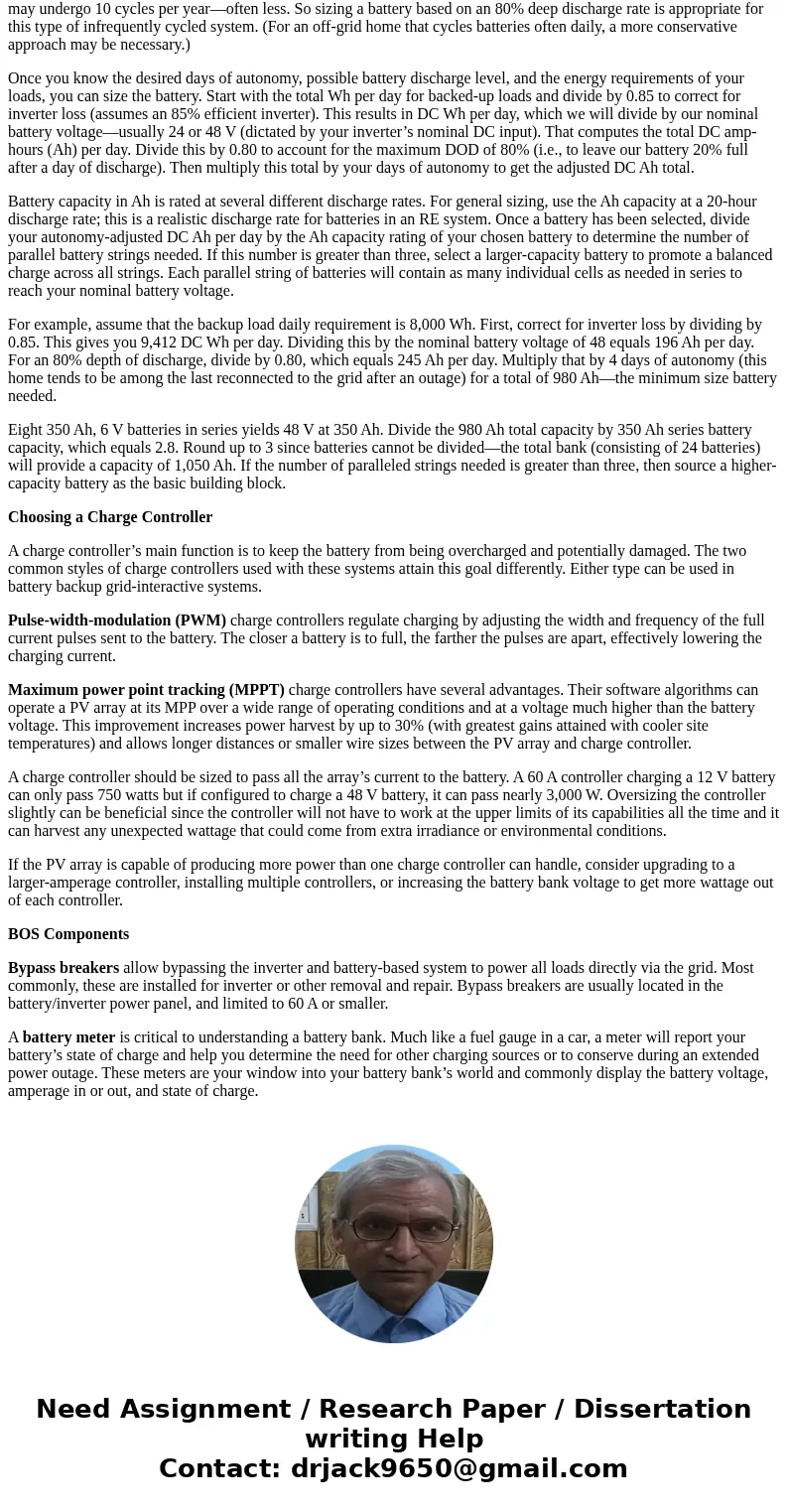 Design a batter-backup, grid-connected PV system for use in Boca Raton home with big backyard that will adequately supply a collection of 120 V ac standby load  Design a batter-backup, grid-connected PV system for use in Boca Raton home with big backyard that will adequately supply a collection of 120 V ac standby load