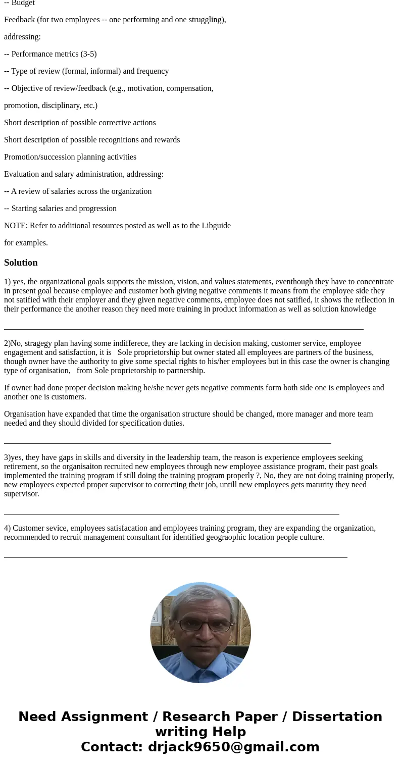 Develop a high level performance management cycle plan (4-5 pages).The paper needs to be written with each heading listed below: It shall start with the Introdu