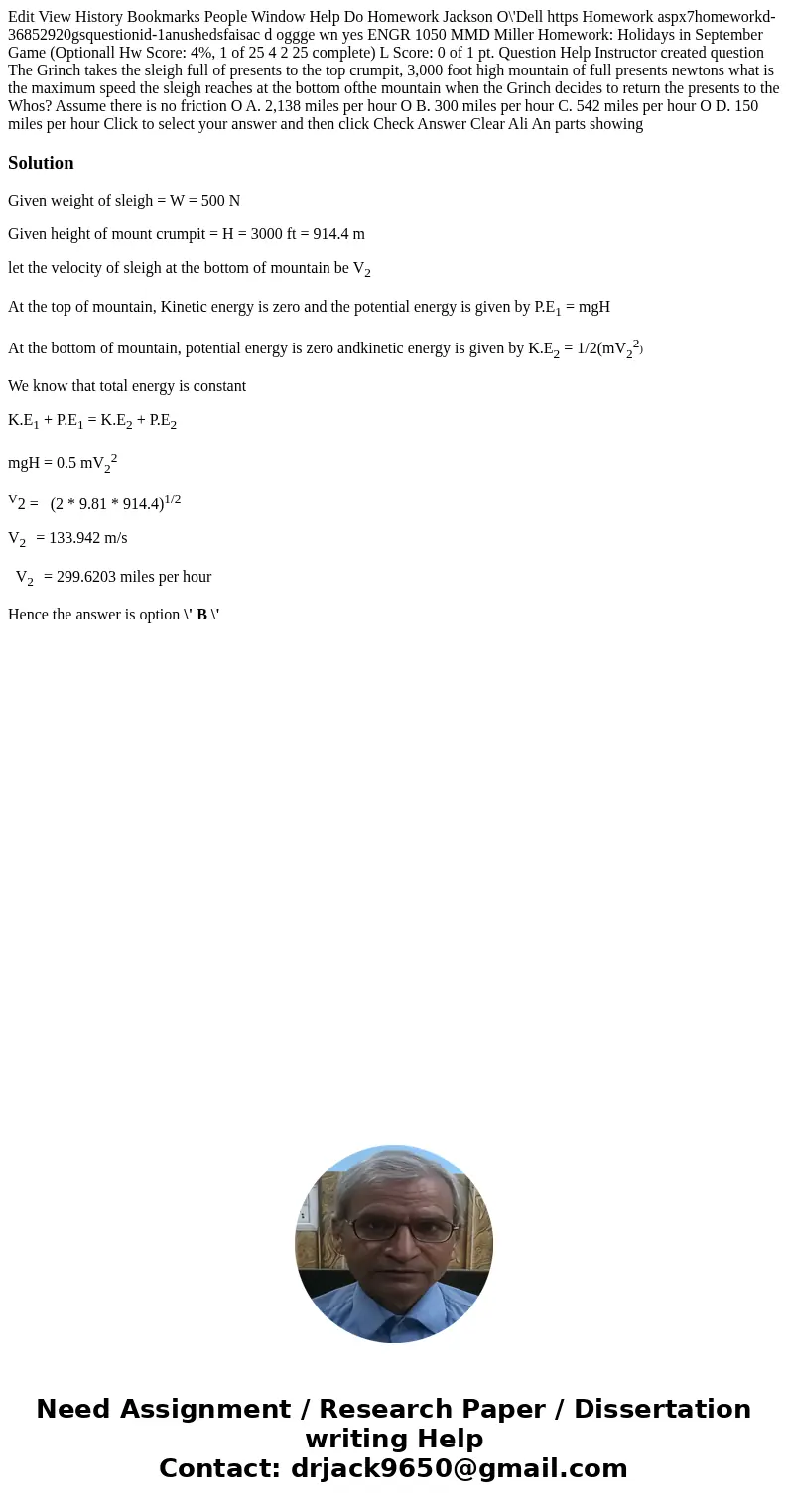  Edit View History Bookmarks People Window Help Do Homework Jackson O\'Dell https Homework aspx7homeworkd-36852920gsquestionid-1anushedsfaisac d oggge wn yes EN