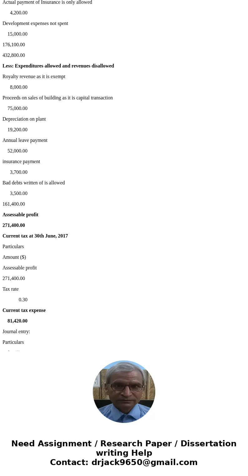 I have a Question, How do i get part a journal entries, Income tax expense for (25580) and deferred tax asset for (3750). Page 3 & 4 are the solutions. CCT 