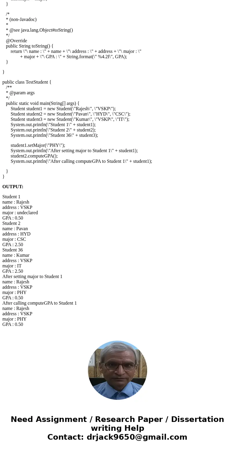 I. Write a java source code for a class named student. Use the java keyword this in its TWO forms of usage to refer to the referenced objectg; and to call a con I. Write a java source code for a class named student. Use the java keyword this in its TWO forms of usage to refer to the referenced objectg; and to call a con