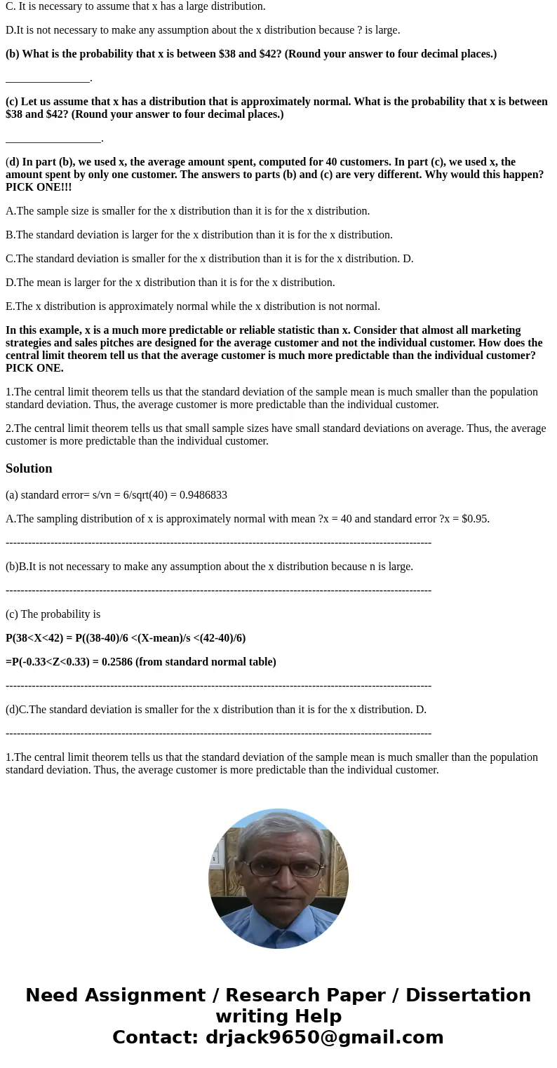Let x represent the dollar amount spent on supermarket impulse buying in a 10-minute (unplanned) shopping interval. Based on a certain article, the mean of the  Let x represent the dollar amount spent on supermarket impulse buying in a 10-minute (unplanned) shopping interval. Based on a certain article, the mean of the