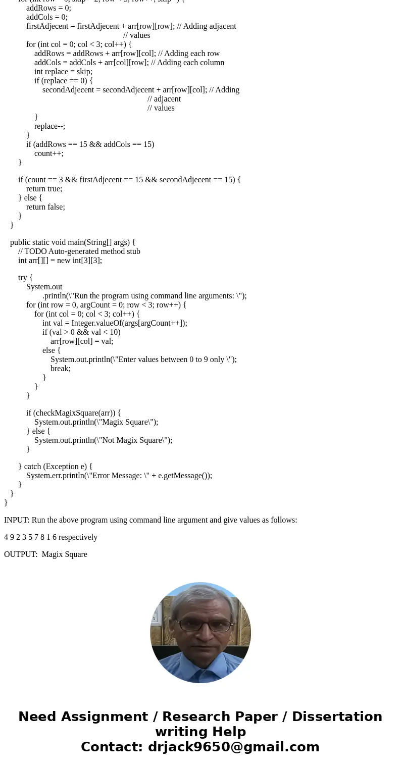  Lo Shu Magic Square The Lo Shu Magic Square is a grid with 3 rows and 3 columns shown in Figure. Figure The Lo Shu Magic Square has the following properties: b