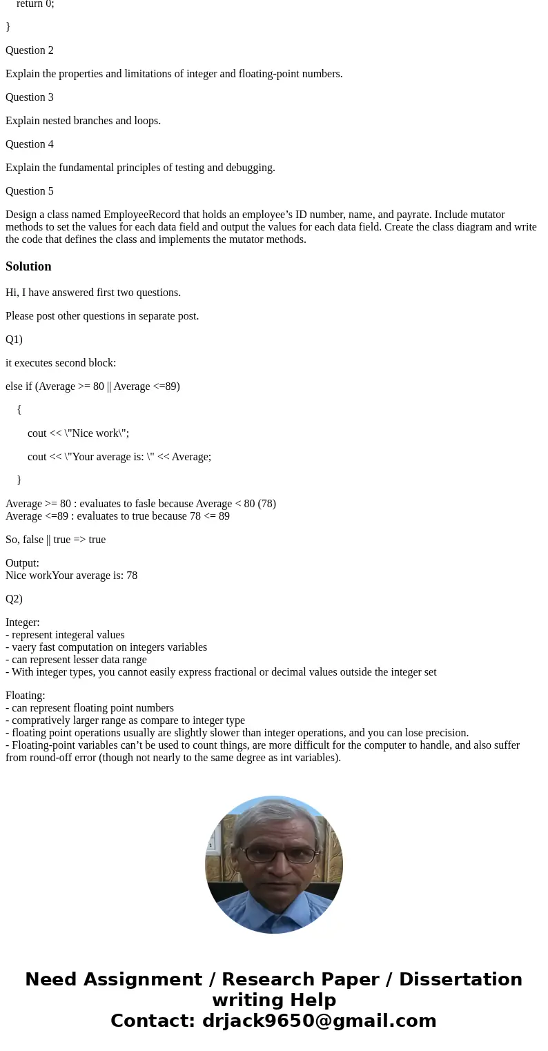 Question 1 What is the screen output of the following code segment? Explain the reasoning behind your answer. #include <iostream> using namespace std; int Question 1 What is the screen output of the following code segment? Explain the reasoning behind your answer. #include <iostream> using namespace std; int