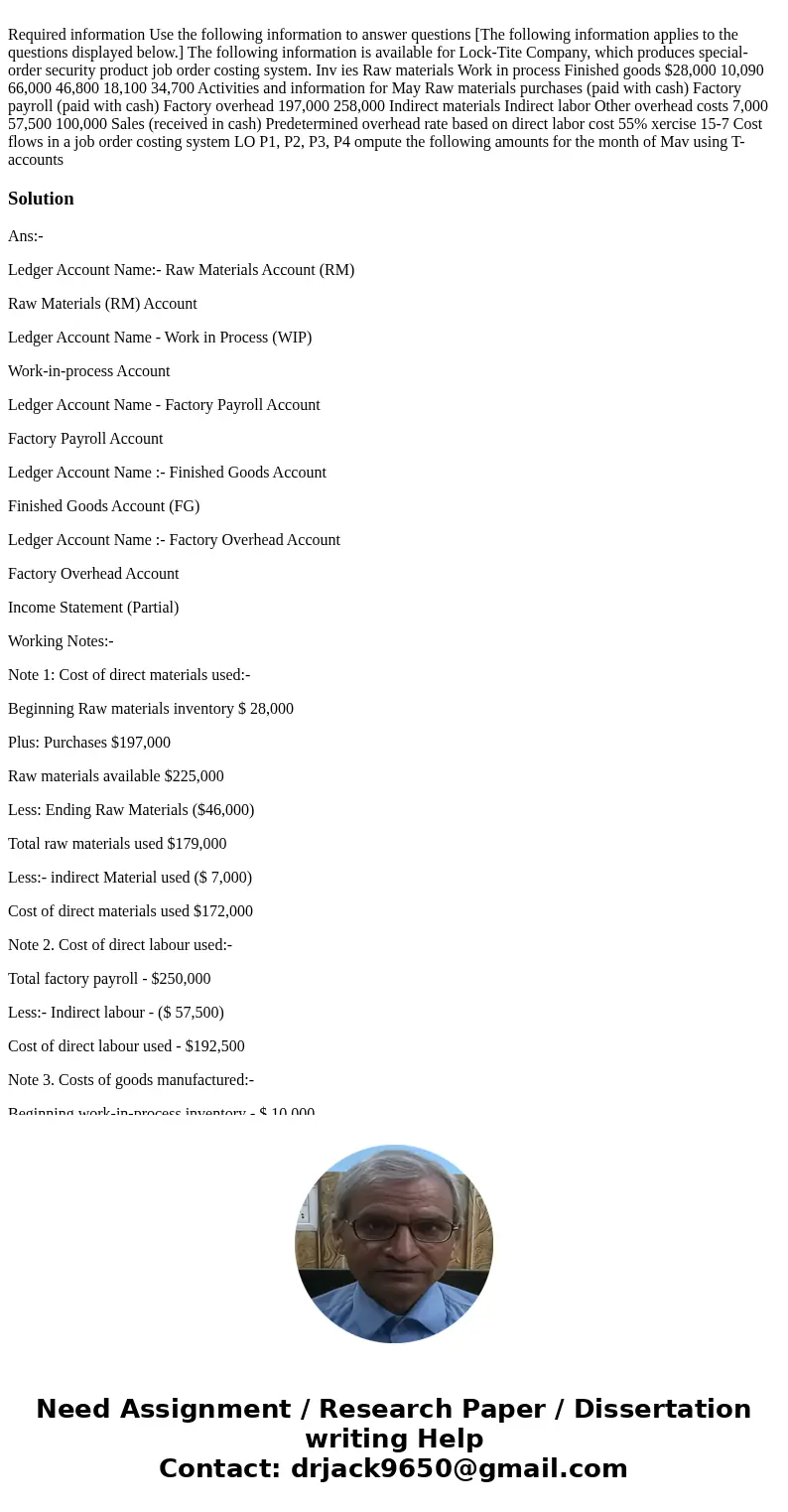  Required information Use the following information to answer questions [The following information applies to the questions displayed below.] The following info