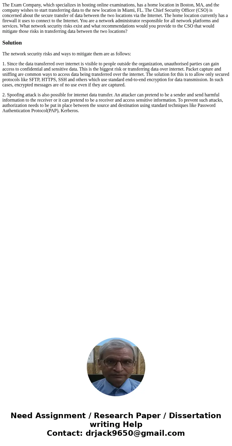The Exam Company, which specializes in hosting online examinations, has a home location in Boston, MA, and the company wishes to start transferring data to the  The Exam Company, which specializes in hosting online examinations, has a home location in Boston, MA, and the company wishes to start transferring data to the