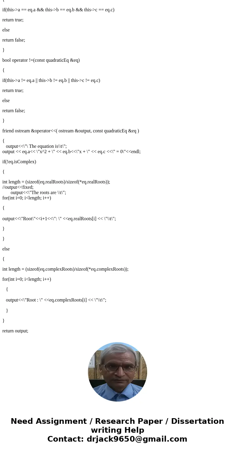  The roots of the quadratic equation ax^2 + bx + c = 0, a notequalto 0 are given by the following formula: -b plusminus Squareroot b^2 - 4ac/2a In this formula,