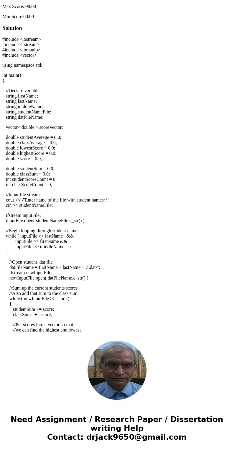 Write a C++ program that will ask the user for the name of a data file. This data file contains a list of students in some class. The names are listed, one per  Write a C++ program that will ask the user for the name of a data file. This data file contains a list of students in some class. The names are listed, one per
