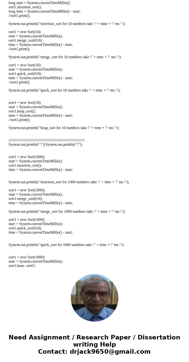 Write a java program to randomly generate the following sets of data: 1.) 10 numbers 2.) 1,000 numbers 3.) 100,000 numbers 4.) 1,000,000 numbers 5.) 10,000,000  Write a java program to randomly generate the following sets of data: 1.) 10 numbers 2.) 1,000 numbers 3.) 100,000 numbers 4.) 1,000,000 numbers 5.) 10,000,000