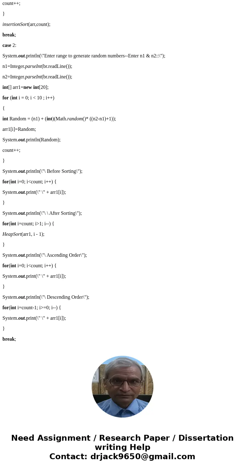Write a program (any language) to randomly generate the following sets of data: 1) 10 numbers 2) 1,000 numbers 3) 100,000 numbers 4) 1,000,000 numbers 5) 10,000 Write a program (any language) to randomly generate the following sets of data: 1) 10 numbers 2) 1,000 numbers 3) 100,000 numbers 4) 1,000,000 numbers 5) 10,000