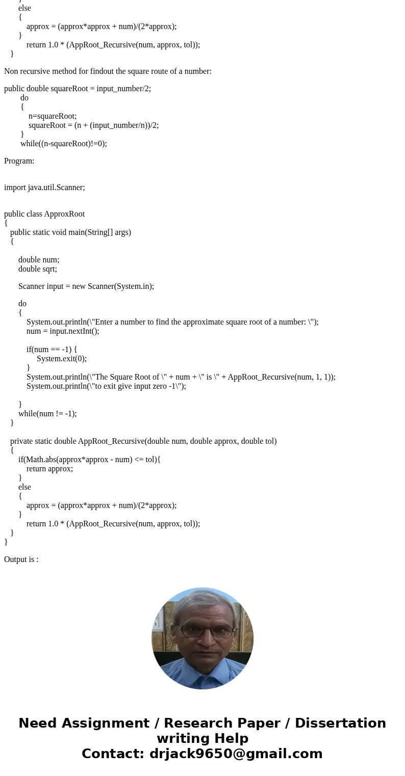 1) The following defines a function that calculates an approximation of the square root of a number, starting with an approximate answer (approx), within the sp 1) The following defines a function that calculates an approximation of the square root of a number, starting with an approximate answer (approx), within the sp
