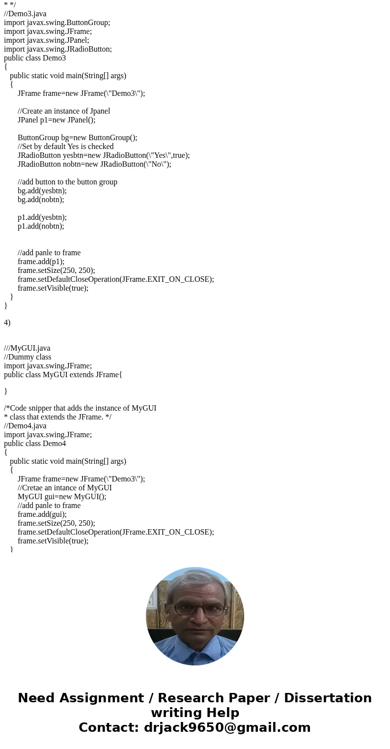 1) Write a shortsnippetofcodethatcreates a J Panel objectcalled p1, and creates a border around it containing the title \ 1) Write a shortsnippetofcodethatcreates a J Panel objectcalled p1, and creates a border around it containing the title \