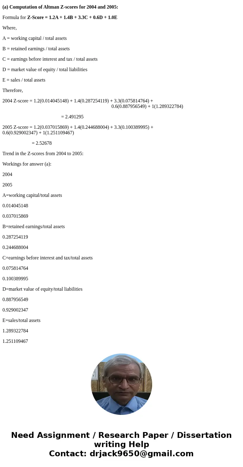 Compute and Interpret Z-score Balance sheets and income statements for Lockheed Martin Corporation follow. Refer to these financial statements to answer the req