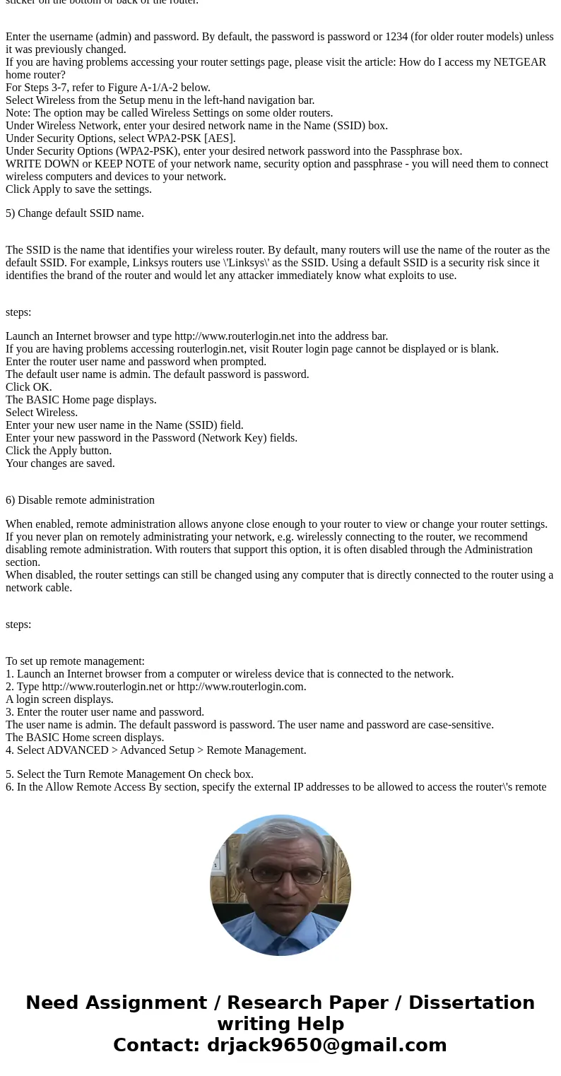 Do some research and write a few paragraphs on how you should \