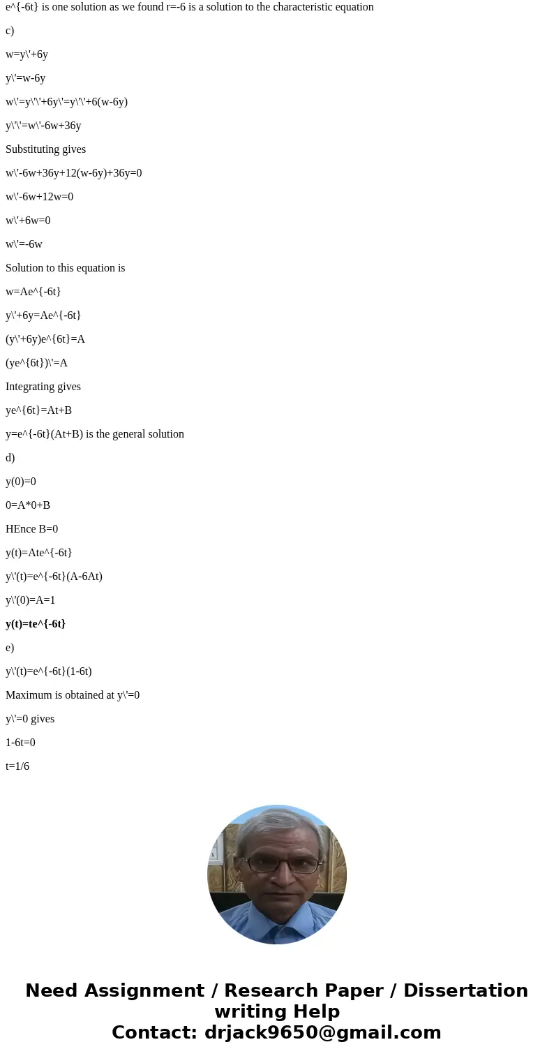  For the differential equation y\