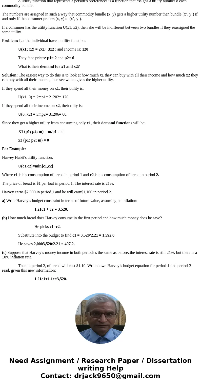  Harvey consumes goods x_1, x_2 and x_3 and has a utility function of the form U(x_1,x_2, x_2) = x_1^1/8 x_2^1/4 x_3^1/2, where I is income, p_1 is the price x_