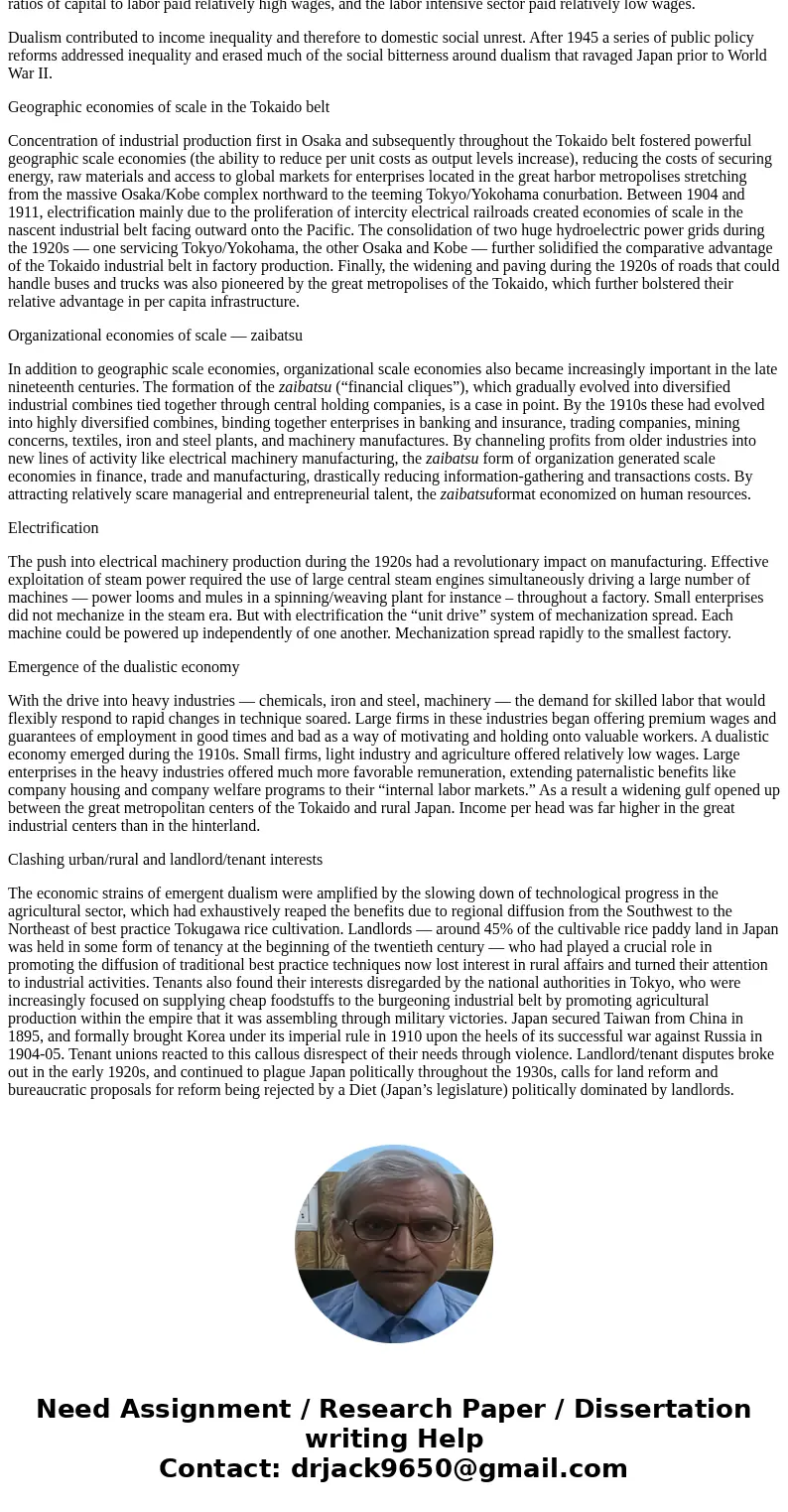 Has industrial policy contributed significantly to Japan\'s economic growth? Explain your reasoning.SolutionYes, industrial policy has contributed significantly Has industrial policy contributed significantly to Japan\'s economic growth? Explain your reasoning.SolutionYes, industrial policy has contributed significantly
