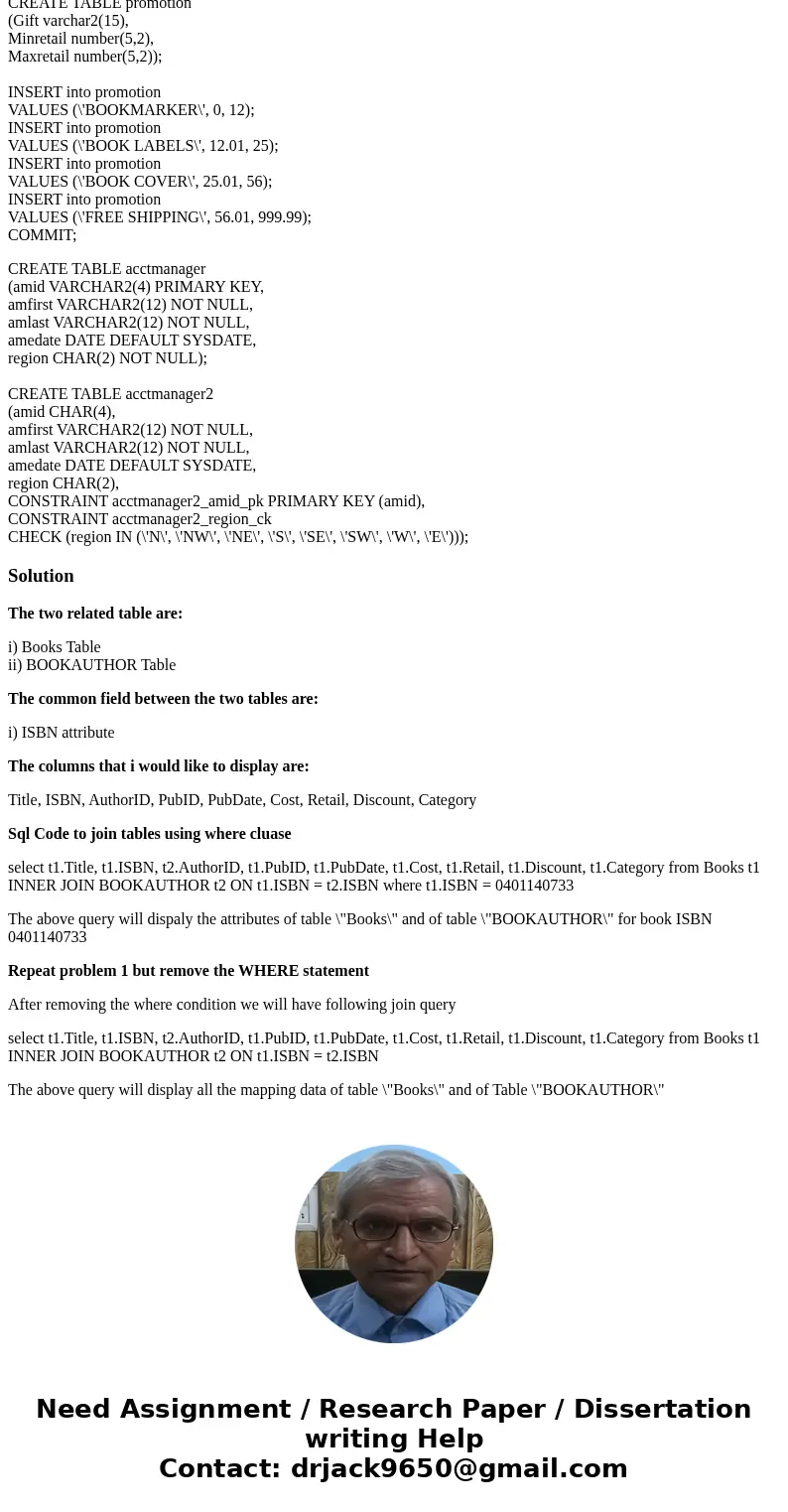 I am only requiring the SQL Queries. 1. Identify two related tables in the Just Lee Books database. Identify the common field between the two tables. Decide whi I am only requiring the SQL Queries. 1. Identify two related tables in the Just Lee Books database. Identify the common field between the two tables. Decide whi