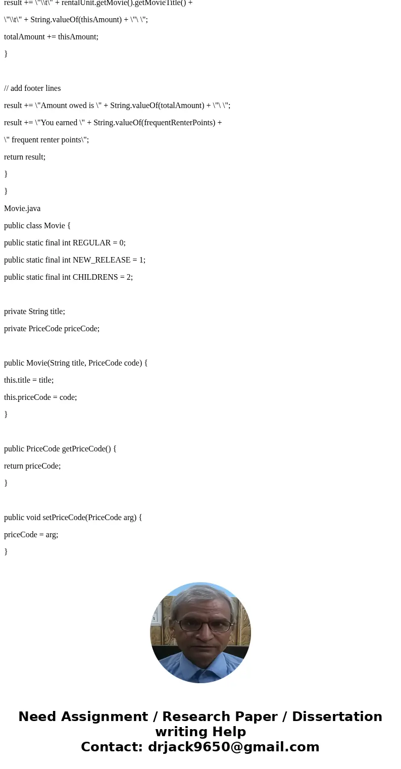 I have three java class and I need to determined a piece of the bed smelled code, also refactoring that resolves the smells. I know the bad smell in customer cl I have three java class and I need to determined a piece of the bed smelled code, also refactoring that resolves the smells. I know the bad smell in customer cl