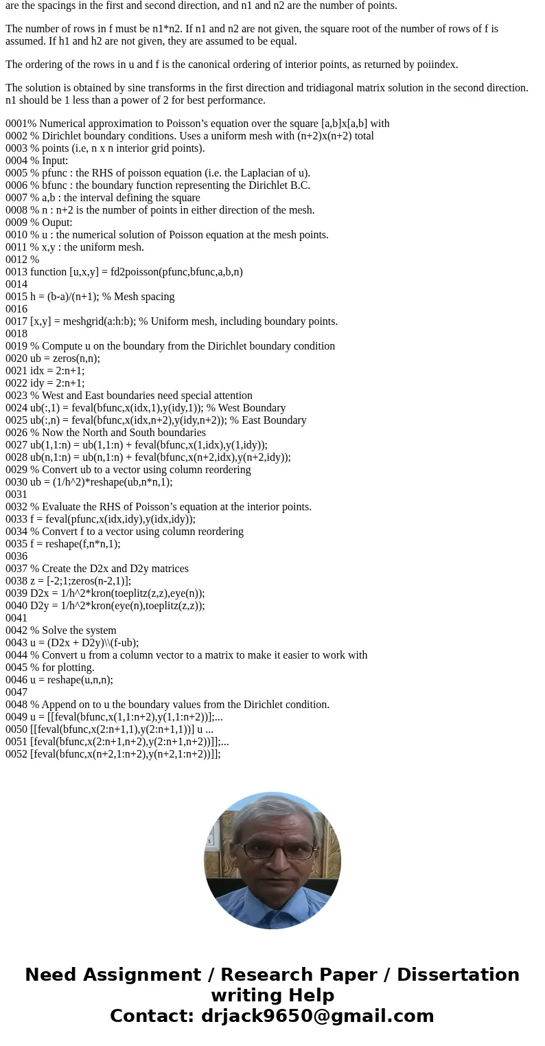  In general, Poisson\'s equation refers to a class of partial differential equations like: nabla^2 phi = f where phi is the physical field (e.g. electric potent