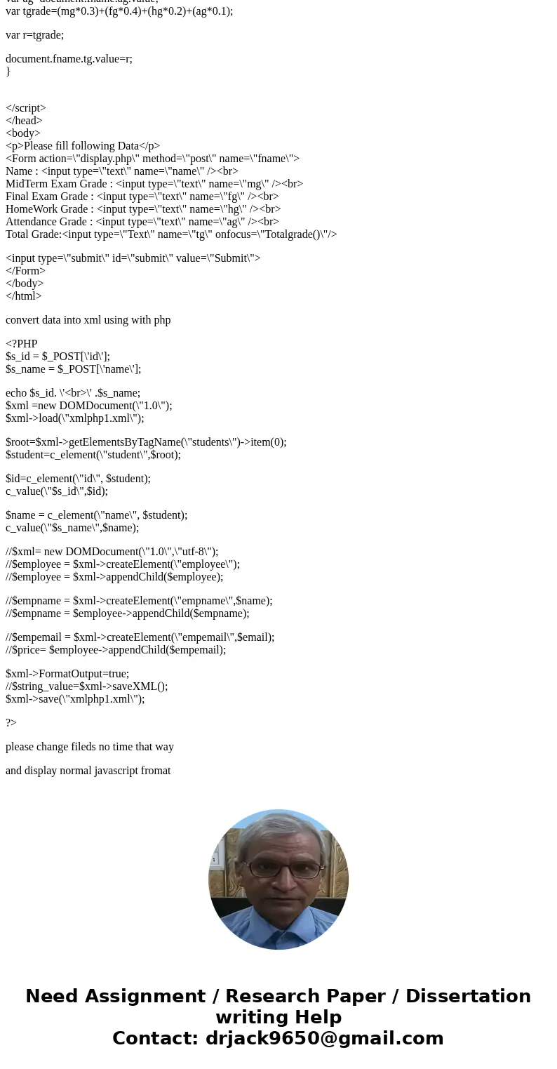 ?Introduction to JavaScript with XML and PHP Chp 4 Challenge 6 Create a web page that uses a loop to allow a teacher to enter the following information for all 