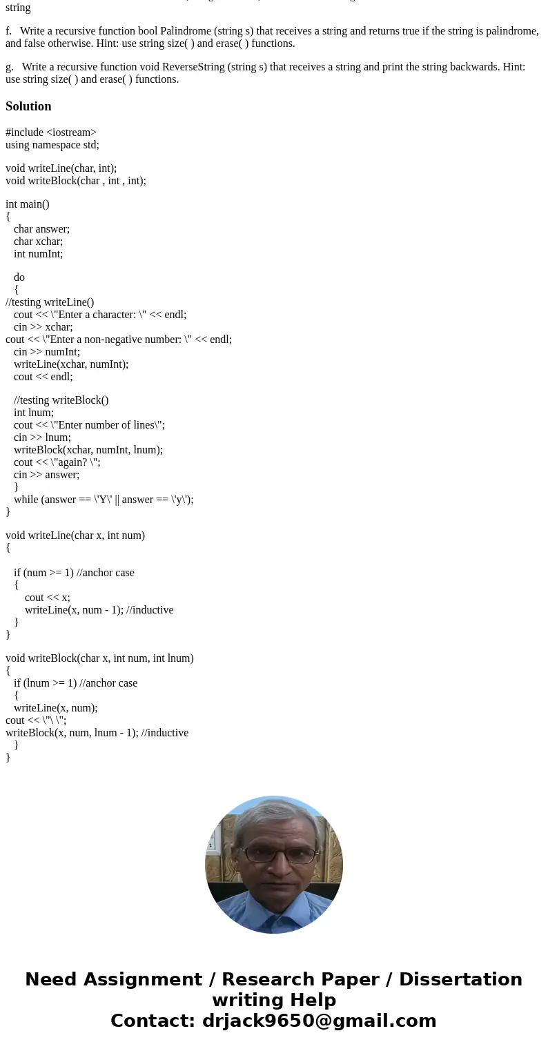 Lab 14: Practicing Recursive Functions Learning Objectives: The objective of this lab is to gain experience with writing recursive functions. Assignment: Write  Lab 14: Practicing Recursive Functions Learning Objectives: The objective of this lab is to gain experience with writing recursive functions. Assignment: Write