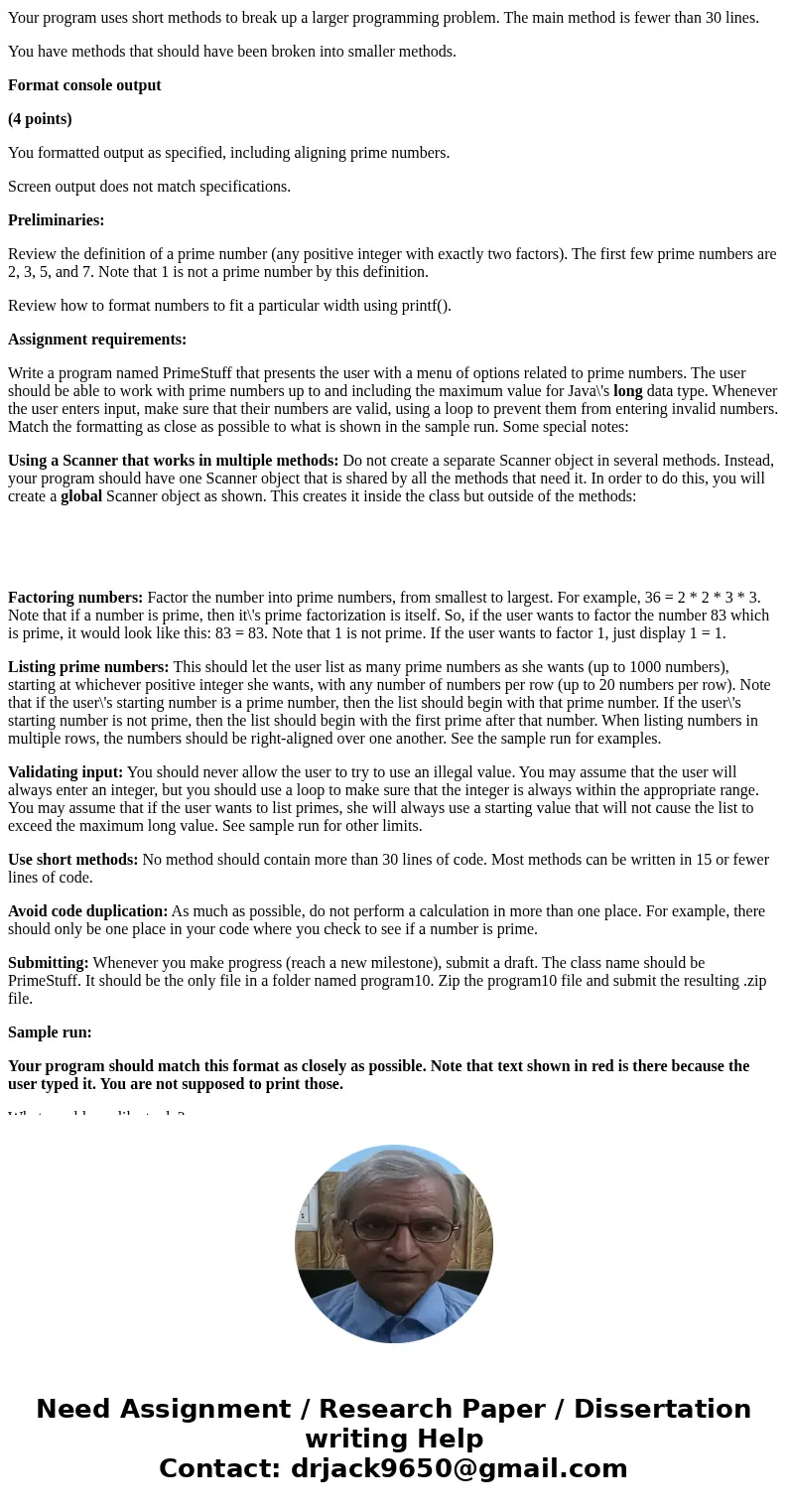 Language: Java Outcomes: Write programs that obtain user input Write programs that use loops to perform calculations and validate input Write programs that use  Language: Java Outcomes: Write programs that obtain user input Write programs that use loops to perform calculations and validate input Write programs that use