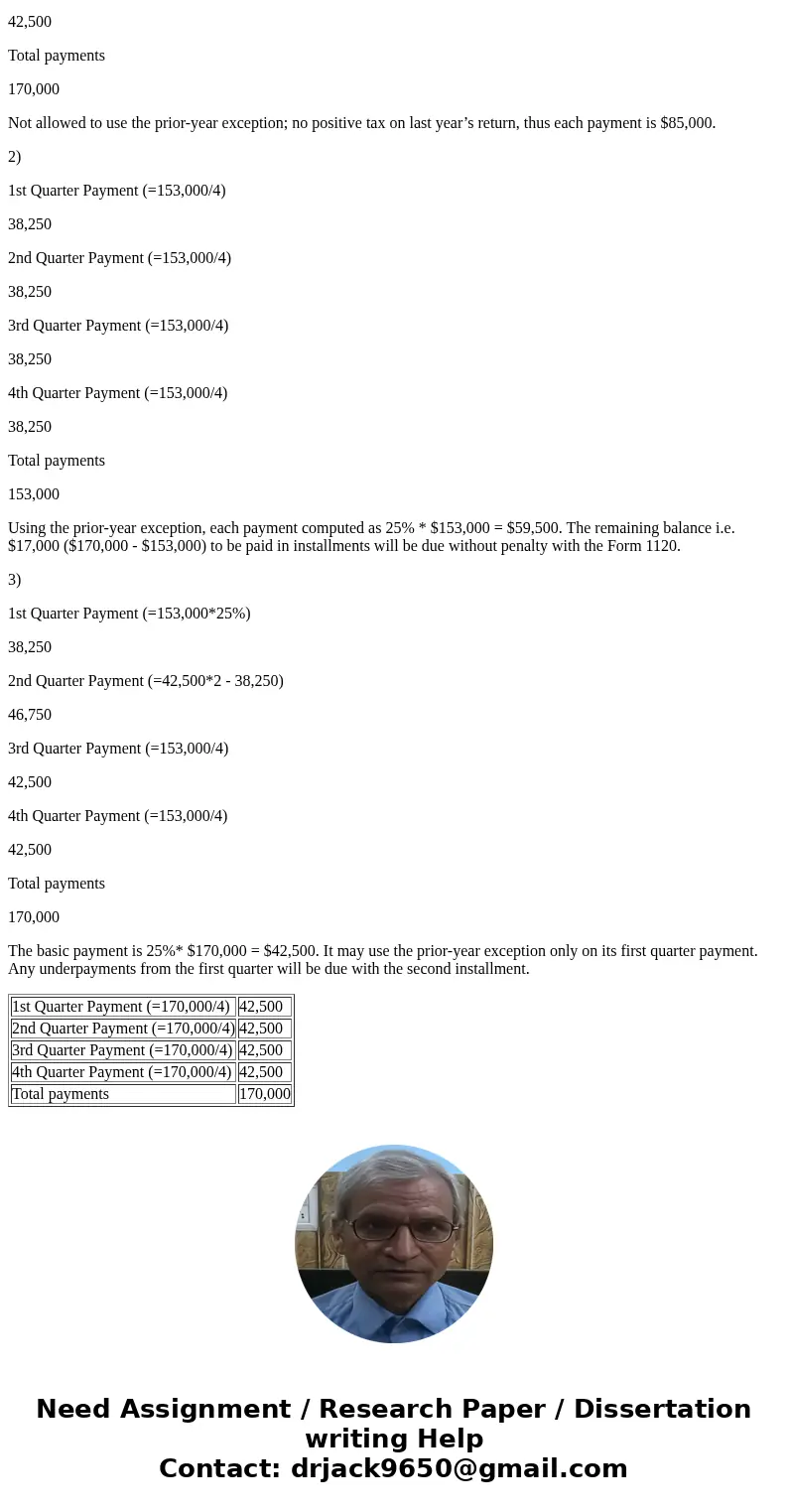 LO.6 Kold Services Corporation estimates that its 2017 taxable income will be $500,000. Thus, it is subject to a flat 34% income tax rate and incurs a $170,000  LO.6 Kold Services Corporation estimates that its 2017 taxable income will be $500,000. Thus, it is subject to a flat 34% income tax rate and incurs a $170,000